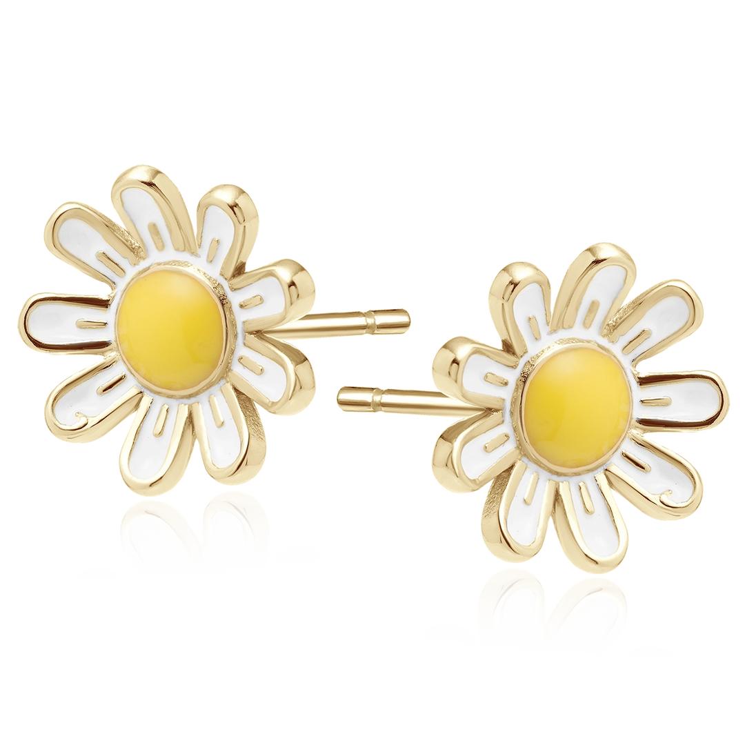 Earrings "Camomile" 925 Silver