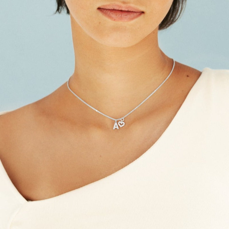 Necklace "Jennifer" silver edition