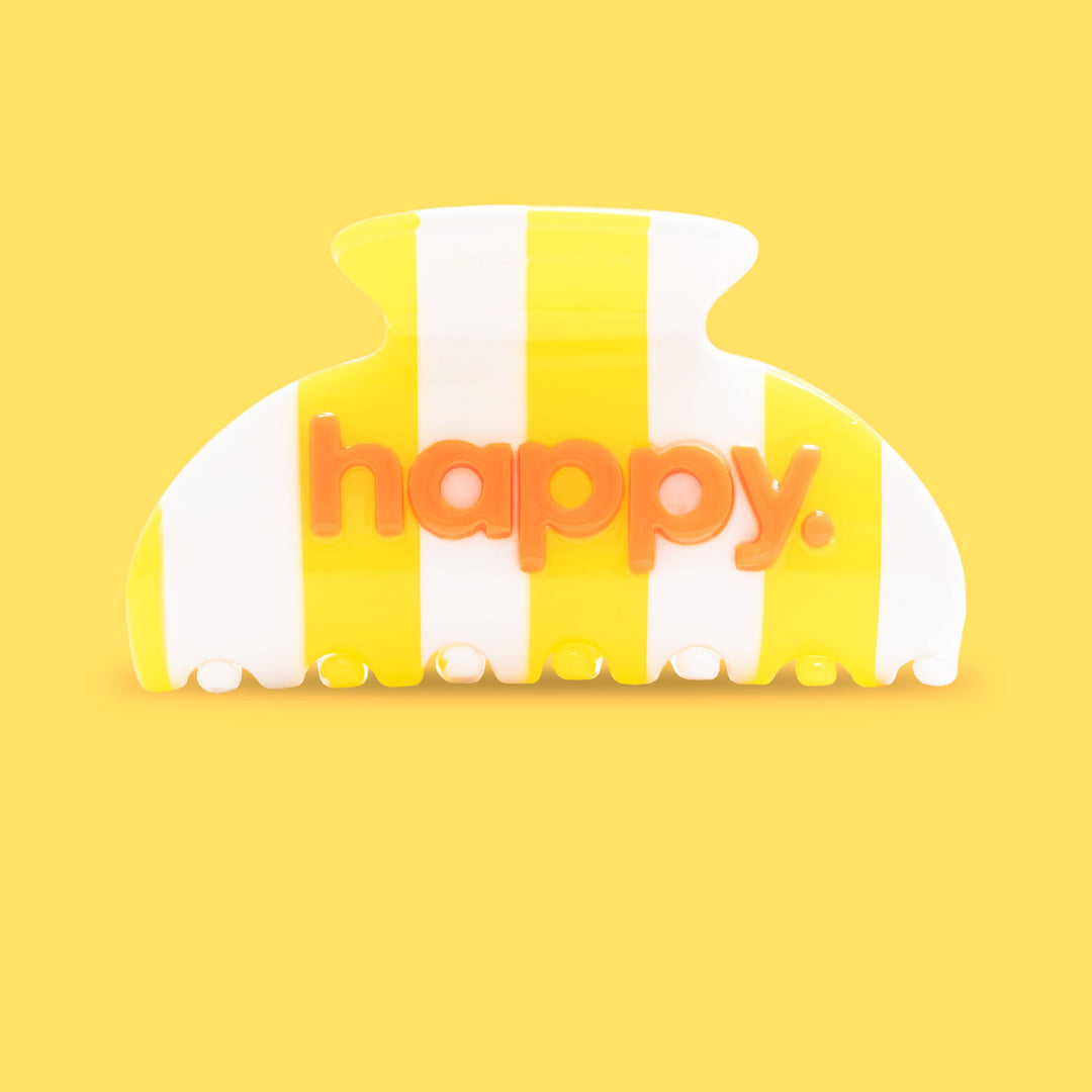 Hair clip - Forever happy.: Happy.