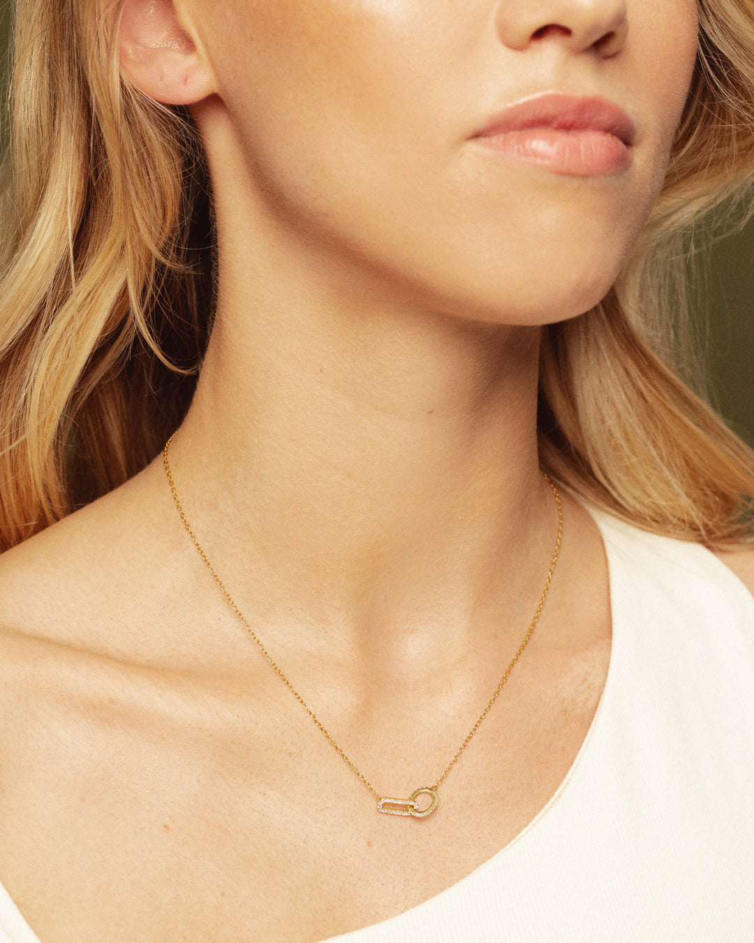 Necklace "CodeM Circle" 925 Silver