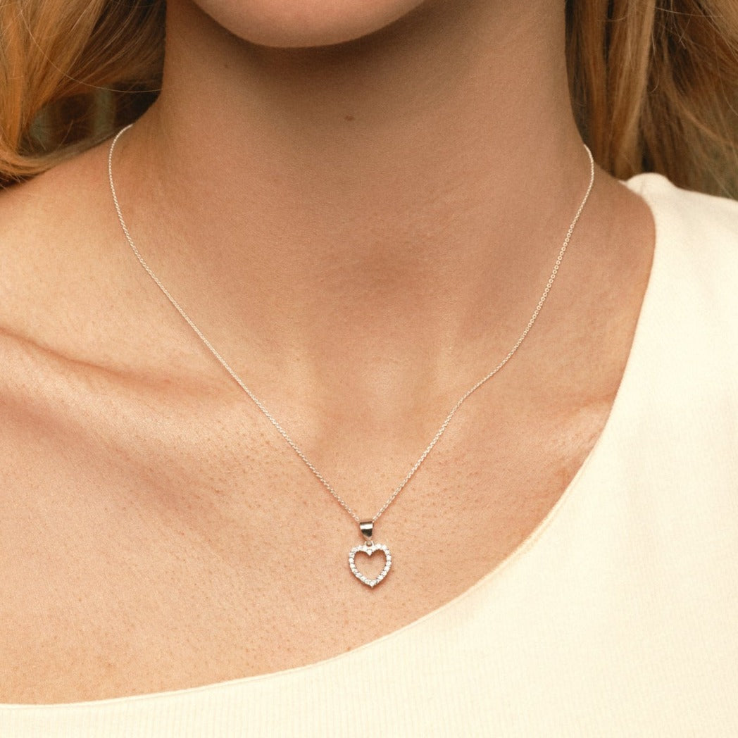 Jewelry set "Heart" 925 Silver