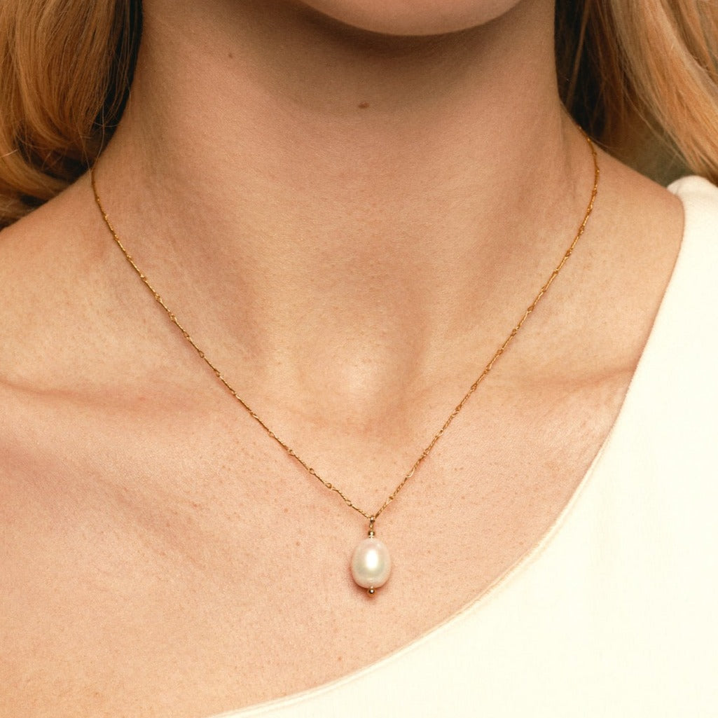 Necklace "Pearl" 925 Silver