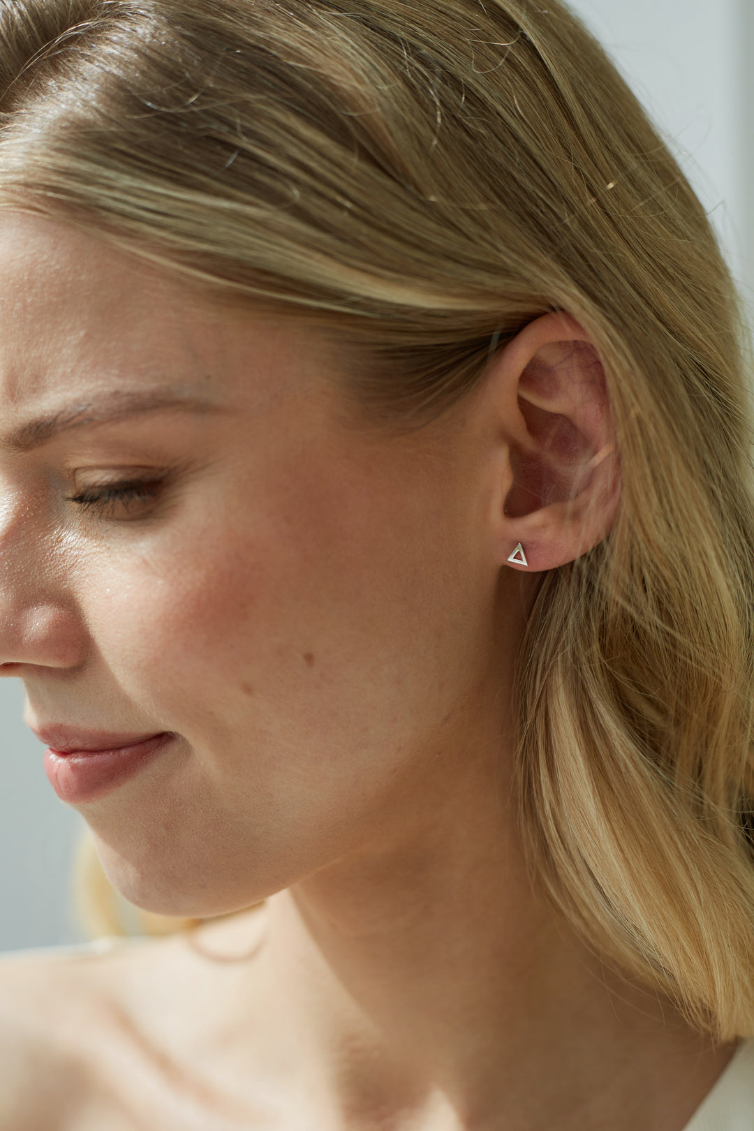 Earrings "Triangle" 925 Silver