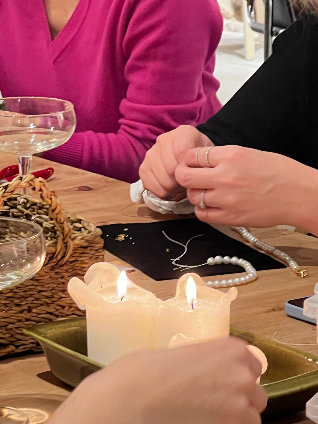 Dovanų kuponas - "PERLAI ir ŠAMPANAS" - papuošalų gamybos dirbtuvės