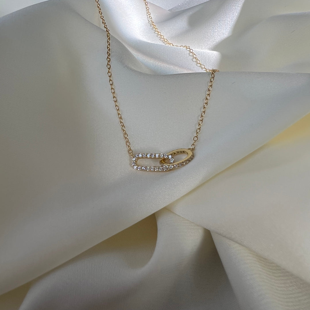 Necklace "CodeM Circle" 925 Silver