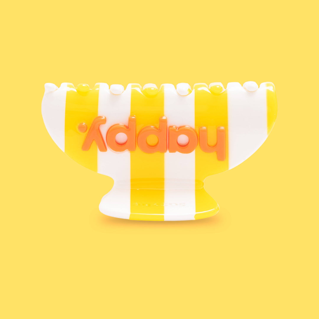 Hair clip - Forever happy.: Happy.