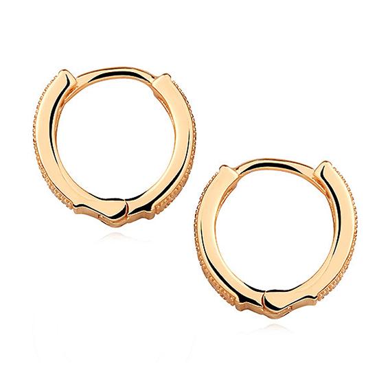 Earrings "Little Endless Hoop" 925 Silver