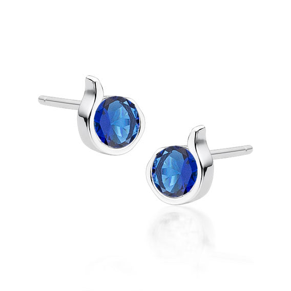 Earrings "Shinny Stud" 925 Silver