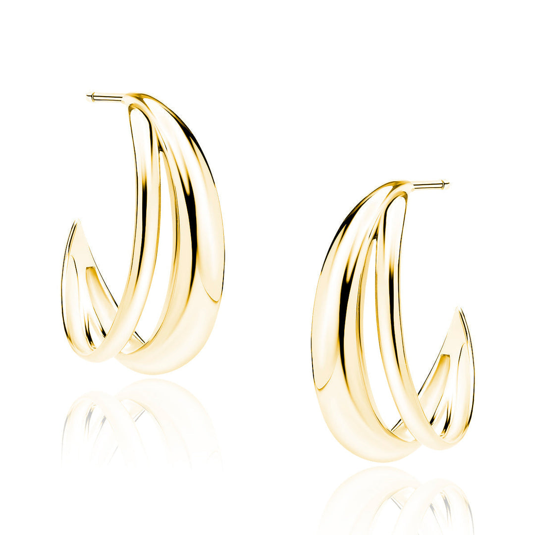 Earrings "Deia hoops" Silver 925
