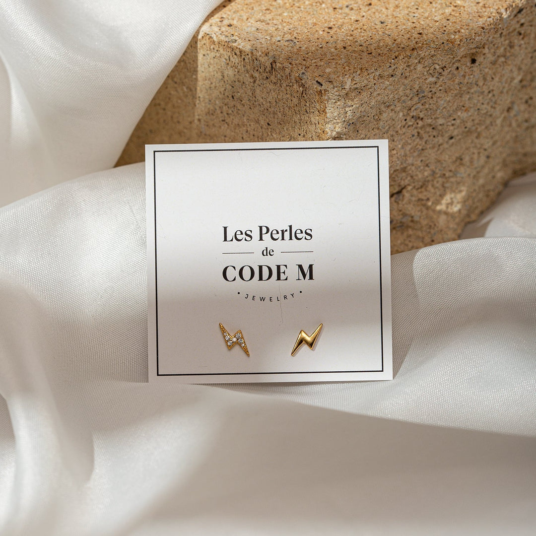 Earrings "Lightnings" 925 Silver