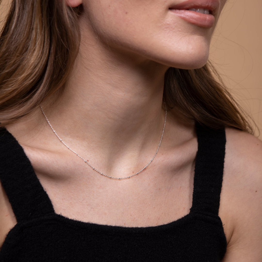 Necklace "Bubbles" 925 Silver