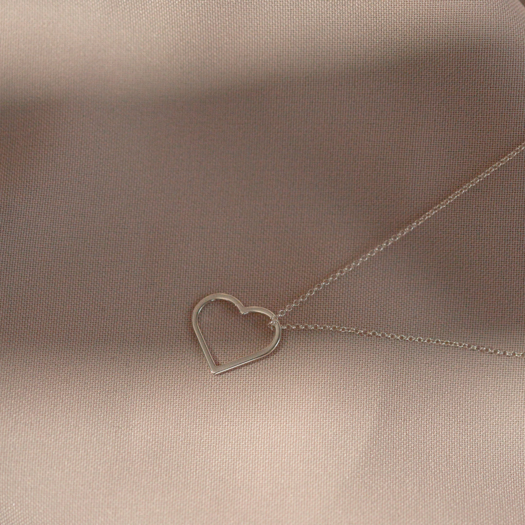Necklace "Heart" silver 925