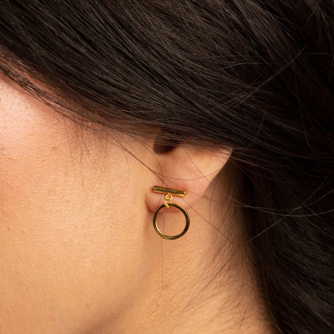 Earrings "Twinset" 925 Silver