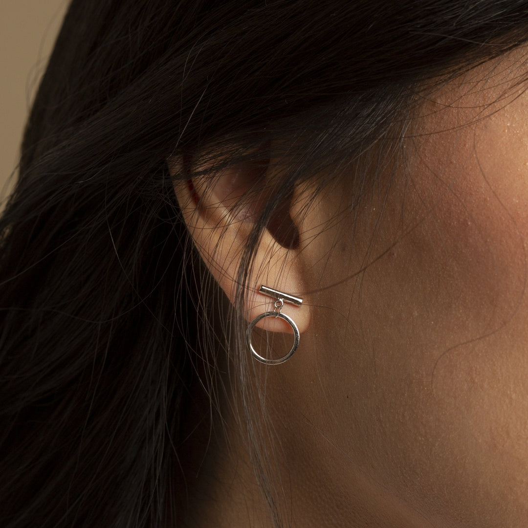 Earrings "Twinset" 925 Silver
