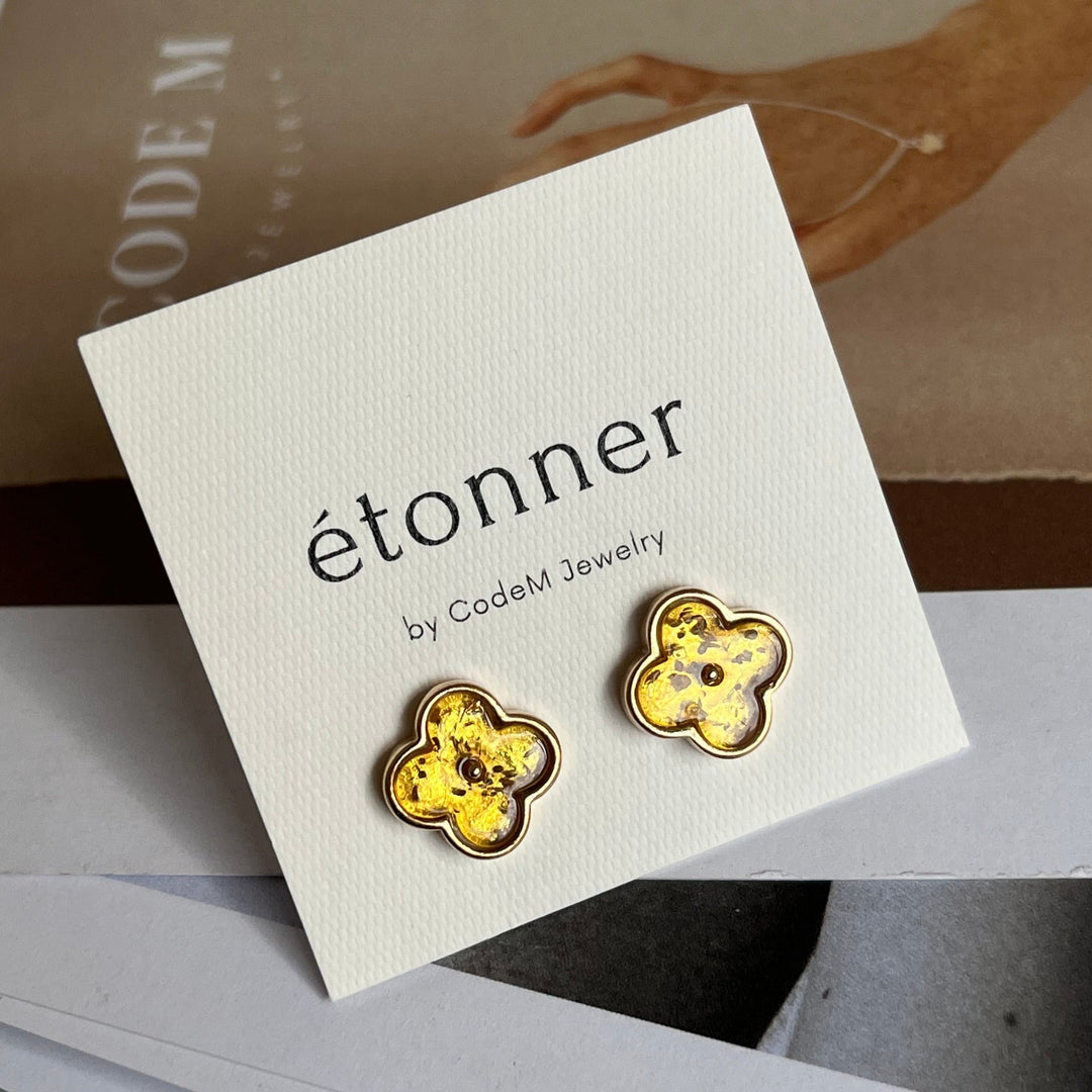 Earrings "Amber" 925 Silver