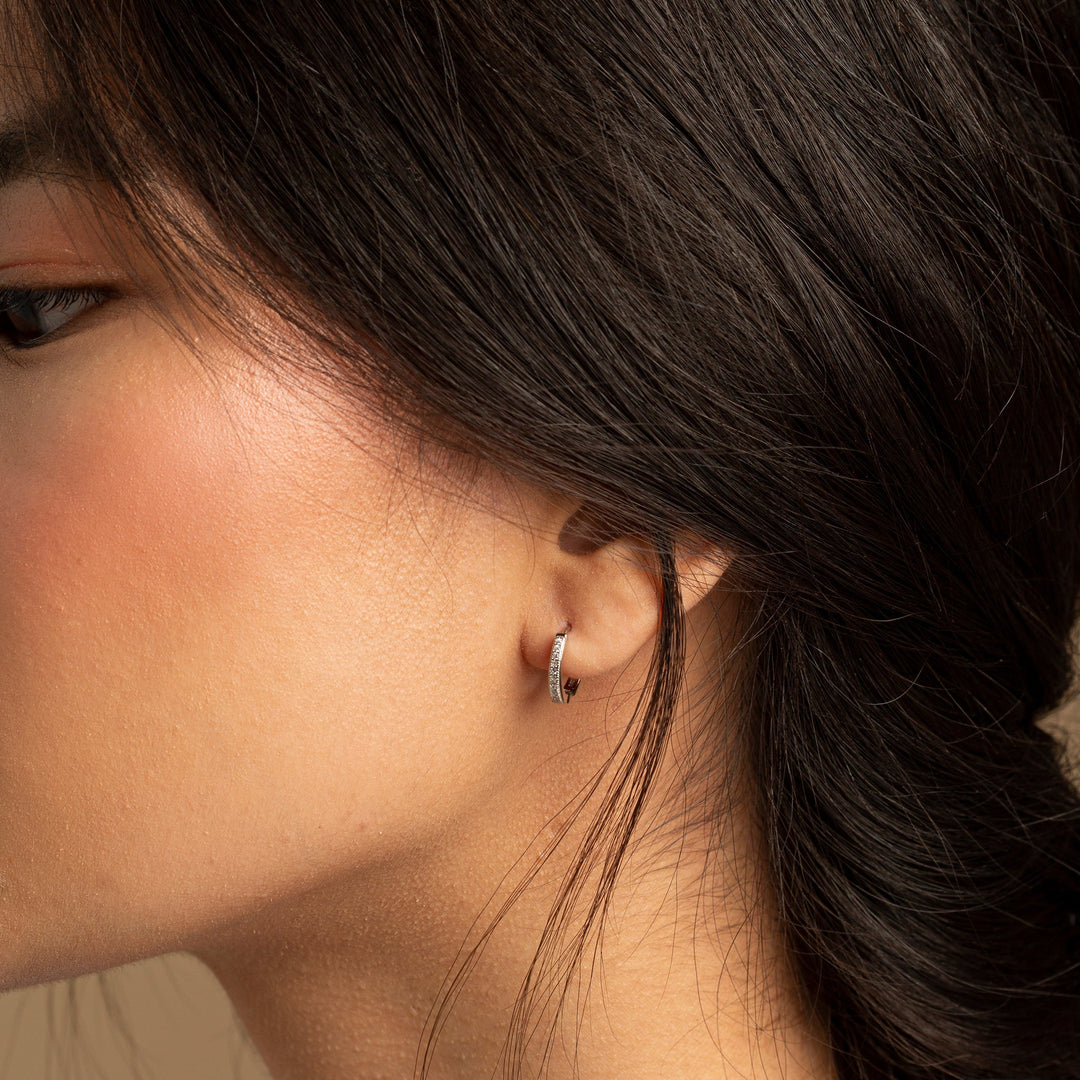 Earrings "Little Endless Hoop" 925 Silver