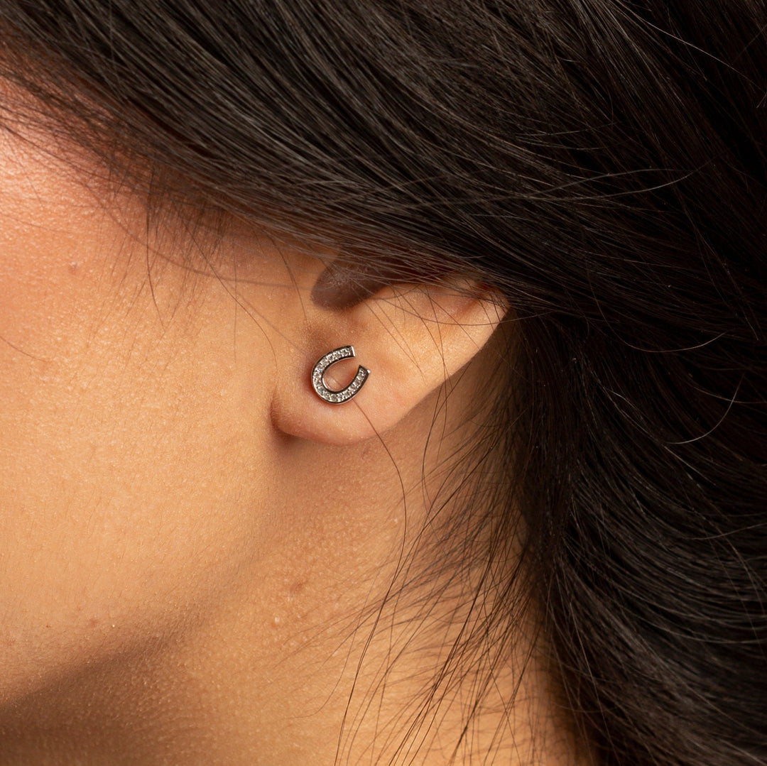 Earrings "Little Horseshoes" 925 Silver