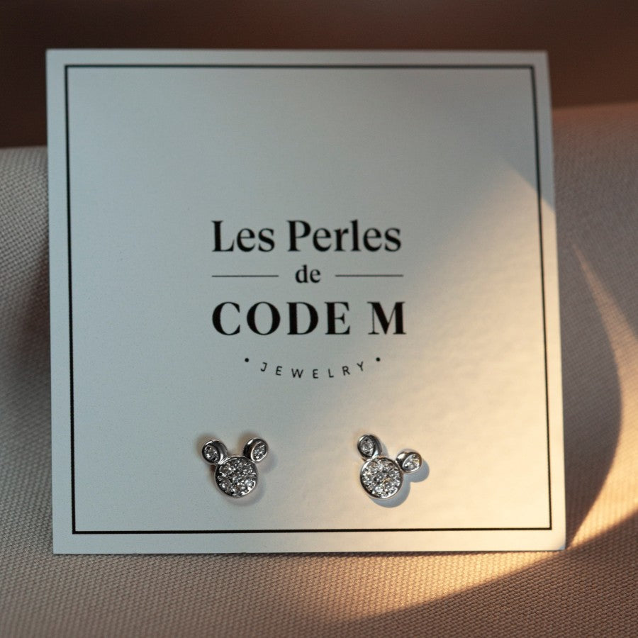 Earrings "Mickey" 925 Silver