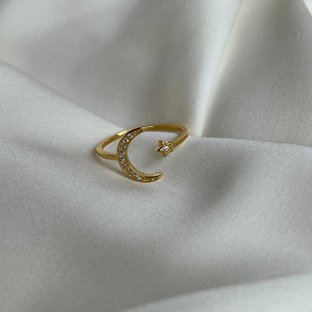 Ring "Star Moon"